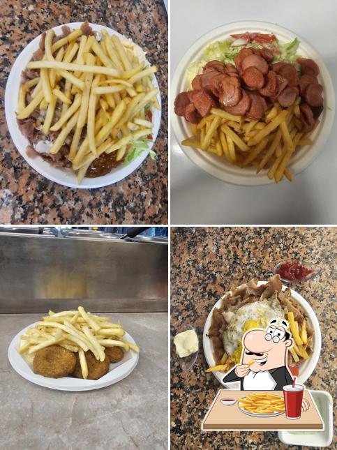 Patatine fritte al KING PIZZA KEBAB