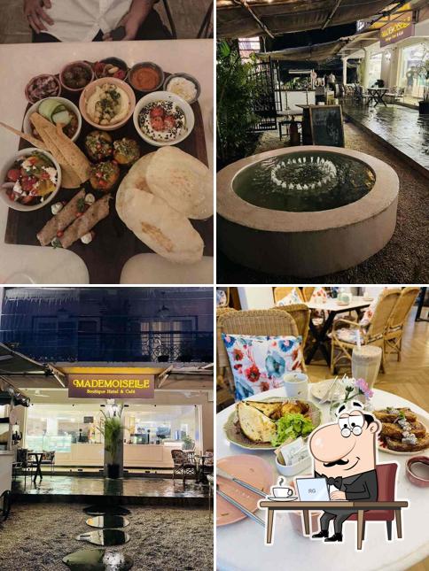 The interior of Mademoiselle Boutique Hotel & Cafe