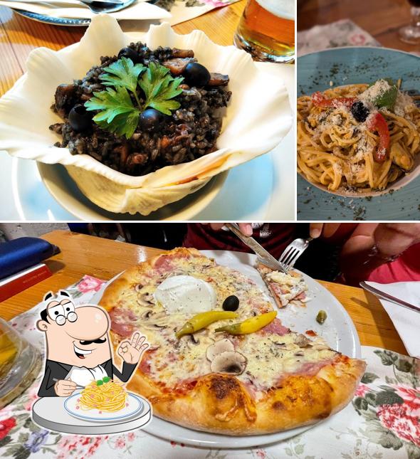 Spaghetti alla carbonara al Restoran "Mali Gaj"