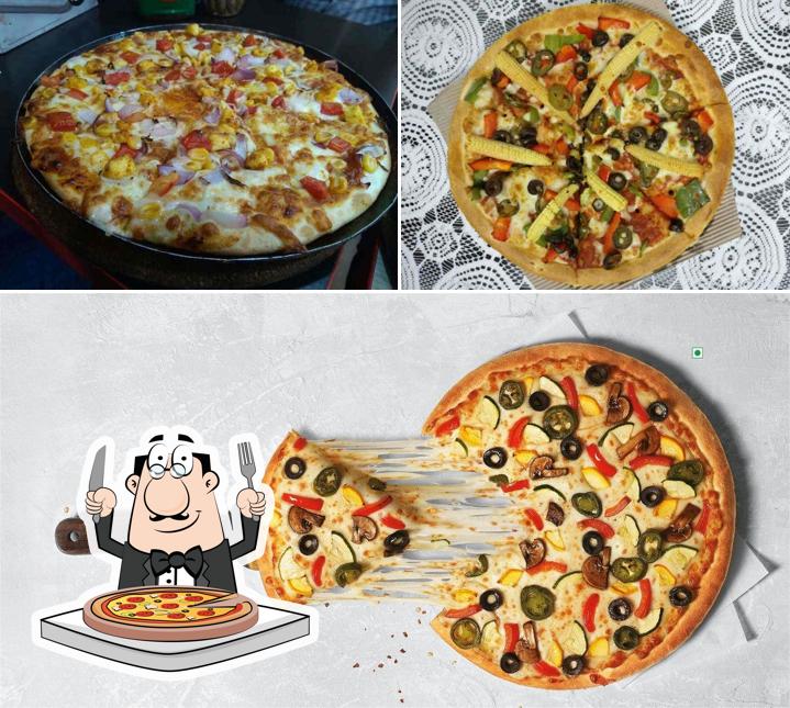 Try out various types of pizza