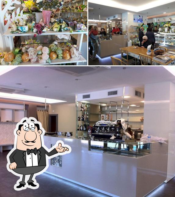 Gli interni di Pasticceria Mosaico