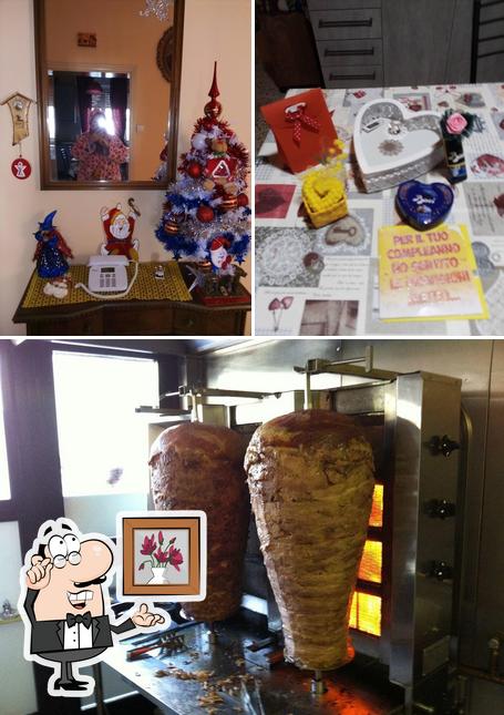 Tra le varie cose da Bastia Kebab si possono trovare la interni e cibo