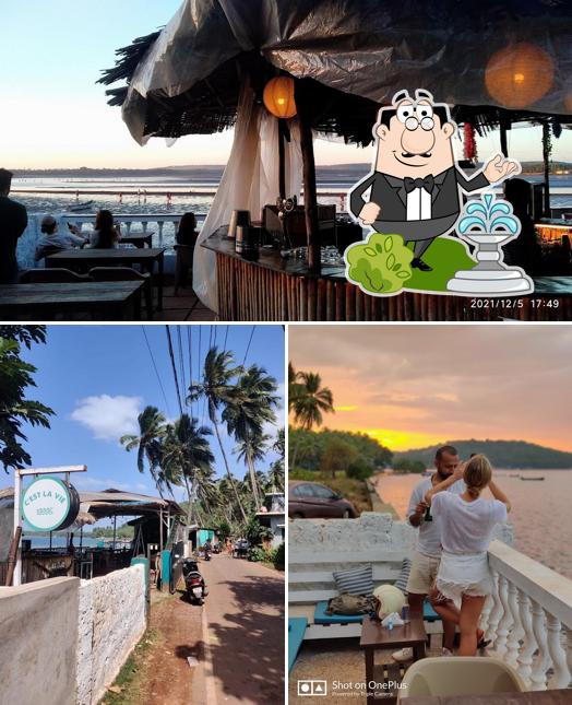 Take a look at the image displaying exterior and interior at C’est La Vie Goa