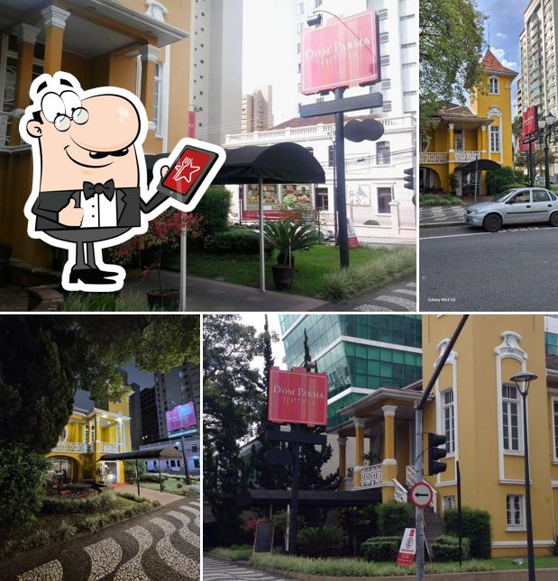 O exterior do Dom Parma Trattoria