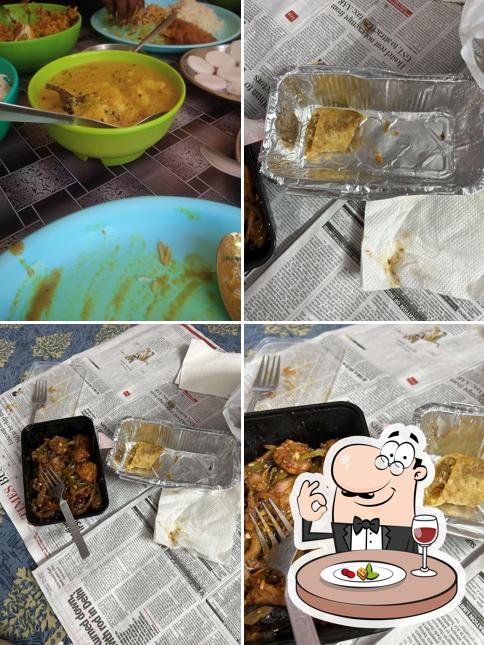 Food at Priti’s Rannaghar (kitchen)