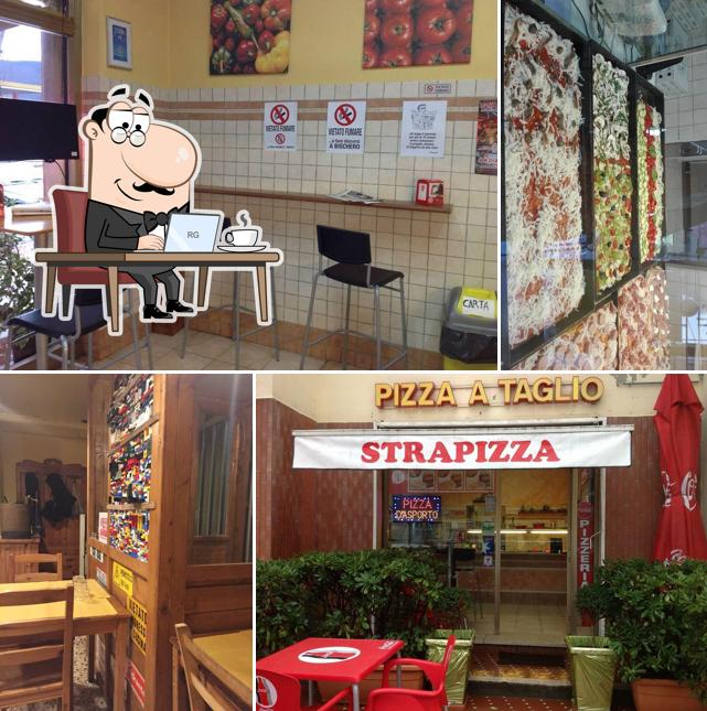 Gli interni di Strapizza Pizza a Taglio