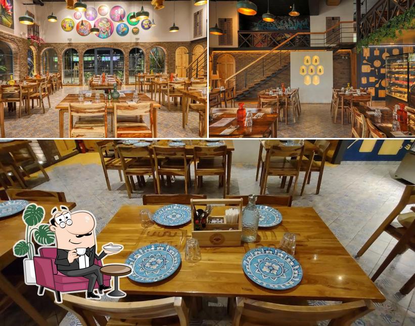 The interior of Mexicano by the Bay