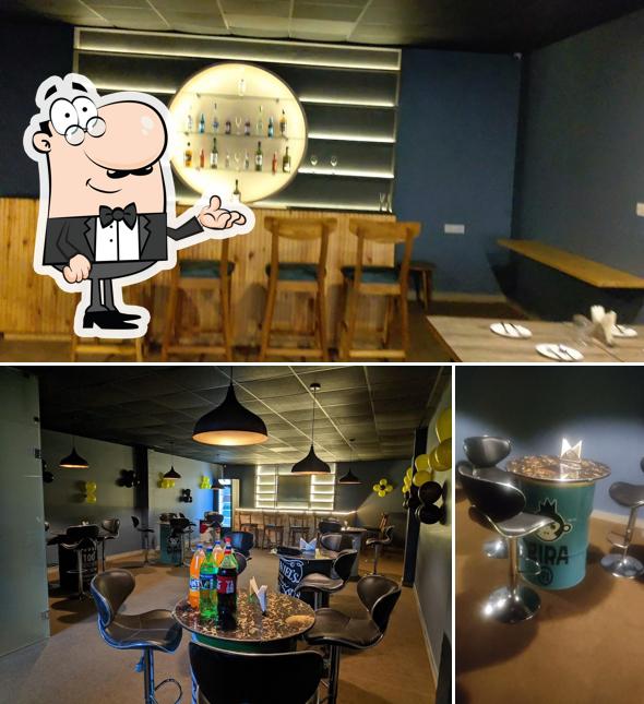 The interior of Saroor Wine n Dine