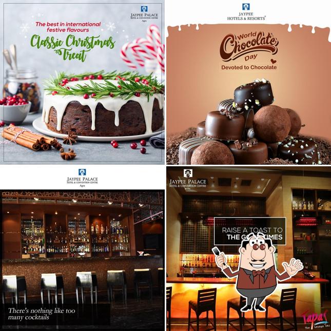 The image of Jaypee Palace Hotel & Convention Centre - 5 Star Deluxe Hotel in Agra’s food and bar counter