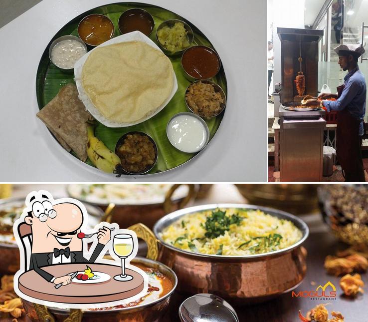 Food at Moguls Restaurant