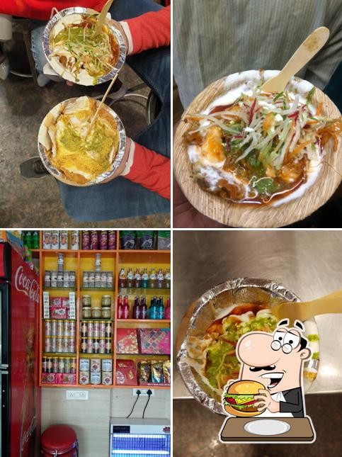 Try out a burger at Murari Chaat