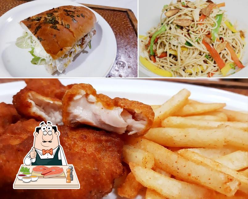 Fish and chips at Vinnie's Kitchen