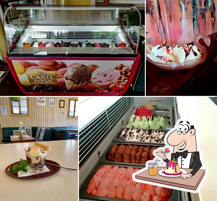 Kavarna Art & Caffe propone un'ampia varietà di dolci