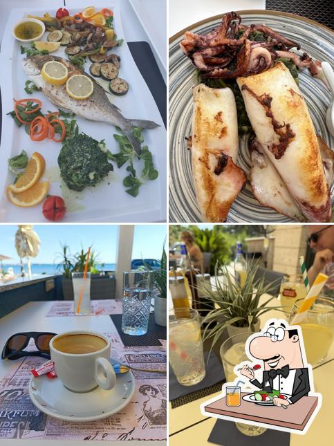 Creme brulee al The Beach Fine Food & Bar