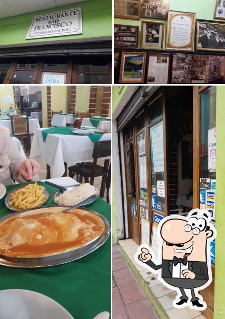 O interior do Restaurante São Francisco