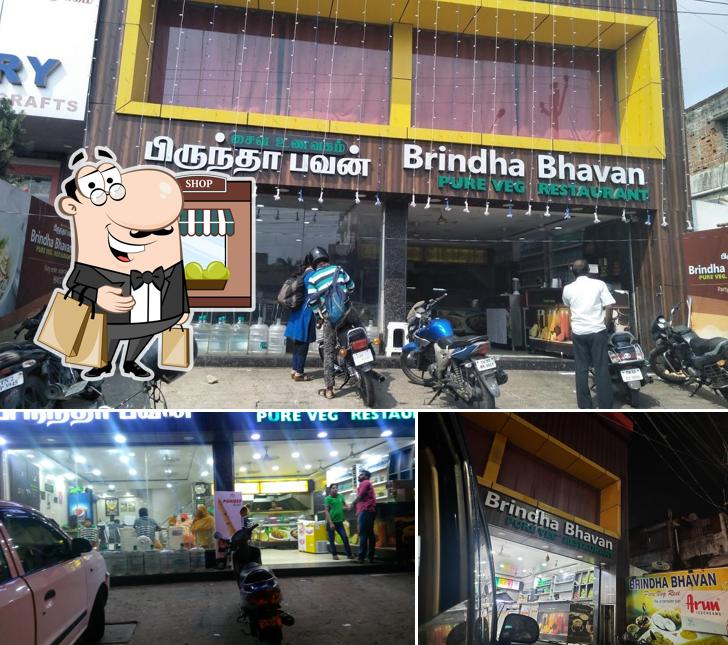 Check out how Brindha Bhavan Pure Vegetarian Restaurant looks outside