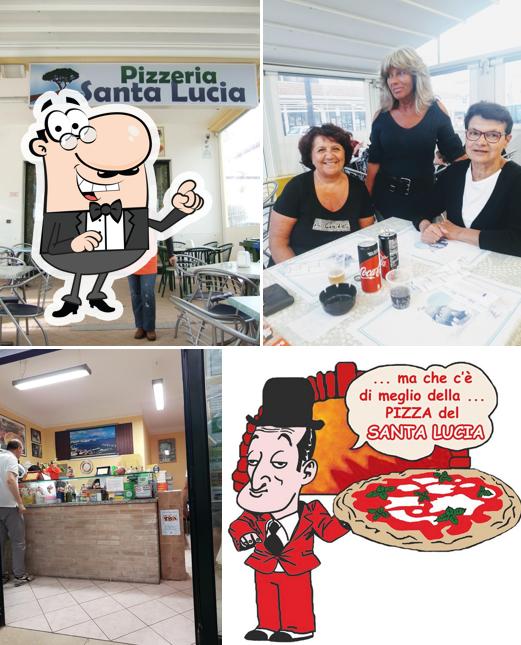 Gli interni di Santa Lucia 'pizzeria Da Palmi'