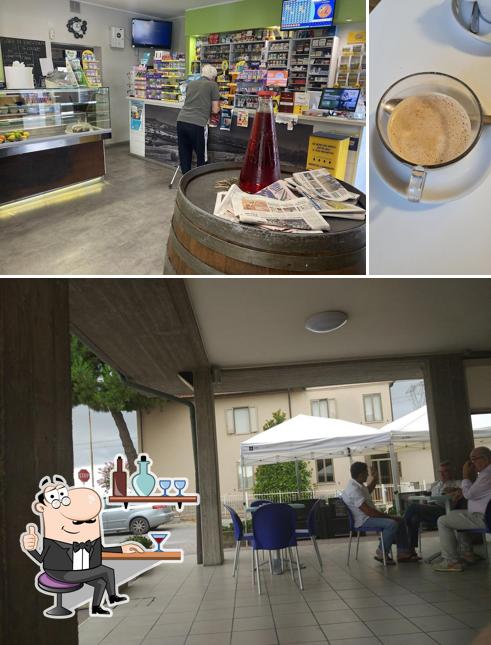 Gli interni di Bar e Tabacchi Arcobaleno