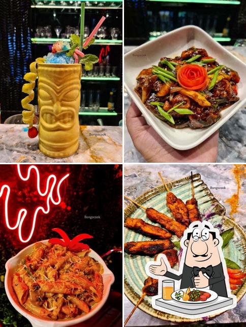 Food at 21 Plus Lounge