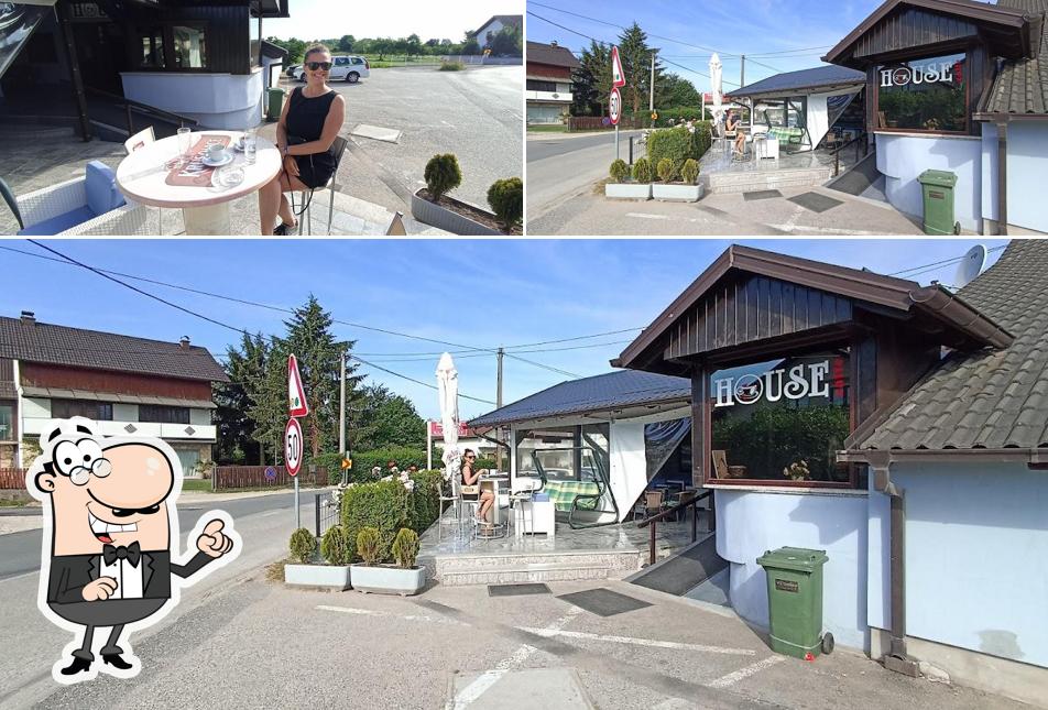 Gli esterni di House Caffe