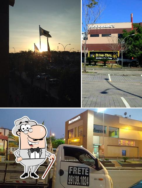 Veja imagens do exterior do McDonald's