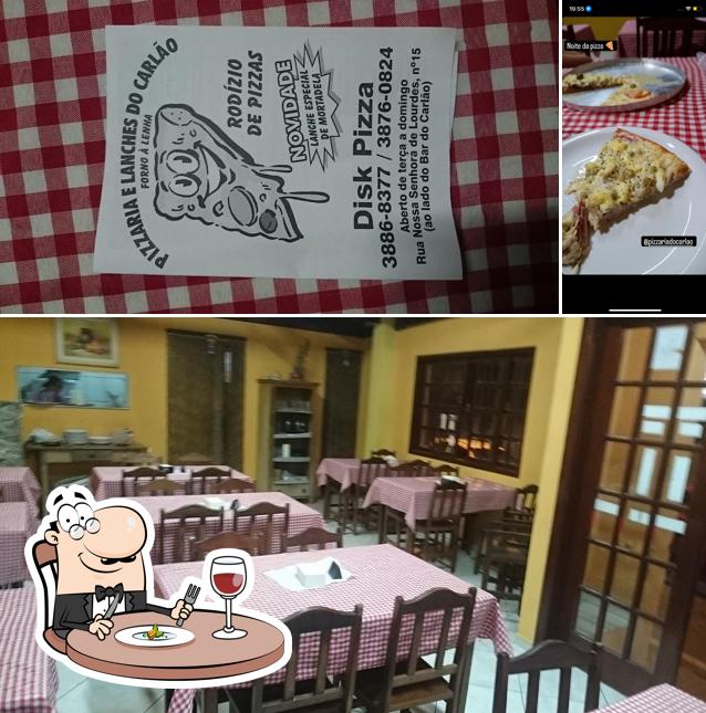 Platos en Pizzaria e Lanches do Carlão