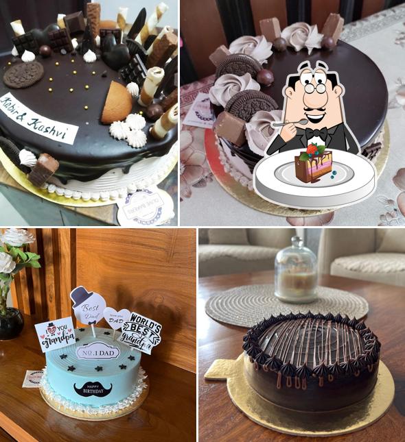 Chocolate cake at Olive Bakers-The Home Kitchen Vasundhara - theme cakes online