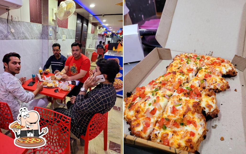 Try out different kinds of pizza