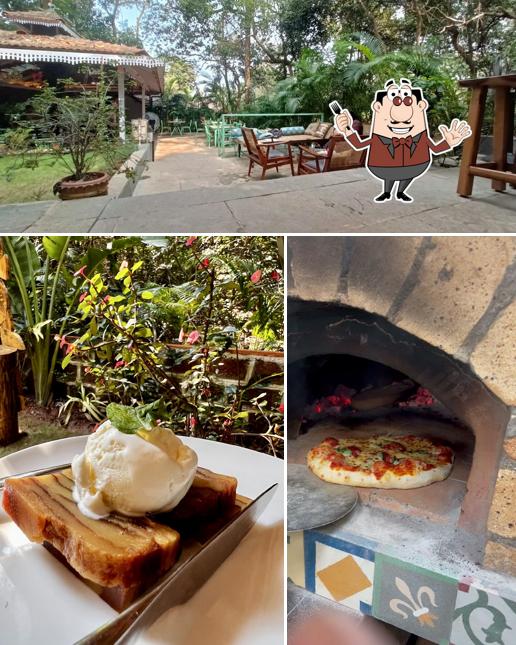 The picture of Jungle Café Goa’s food and interior