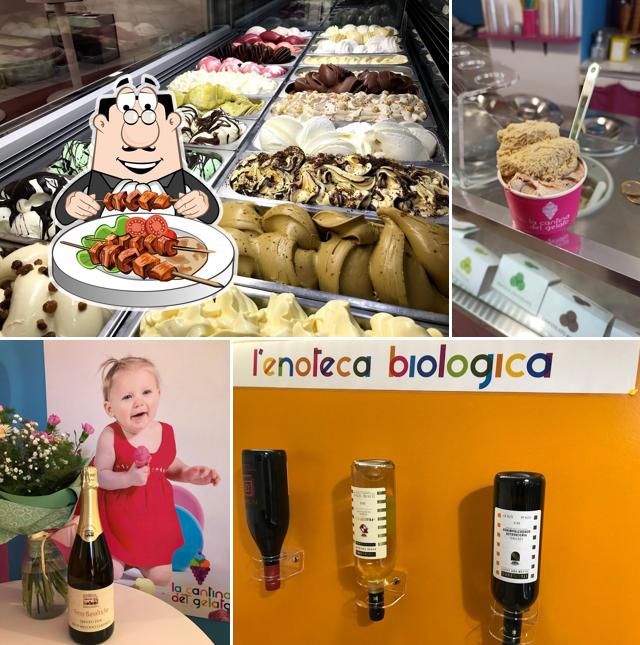 Platti al La cantina del Gelato