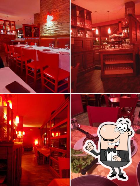 Gli interni di Taverna del Barbarossa