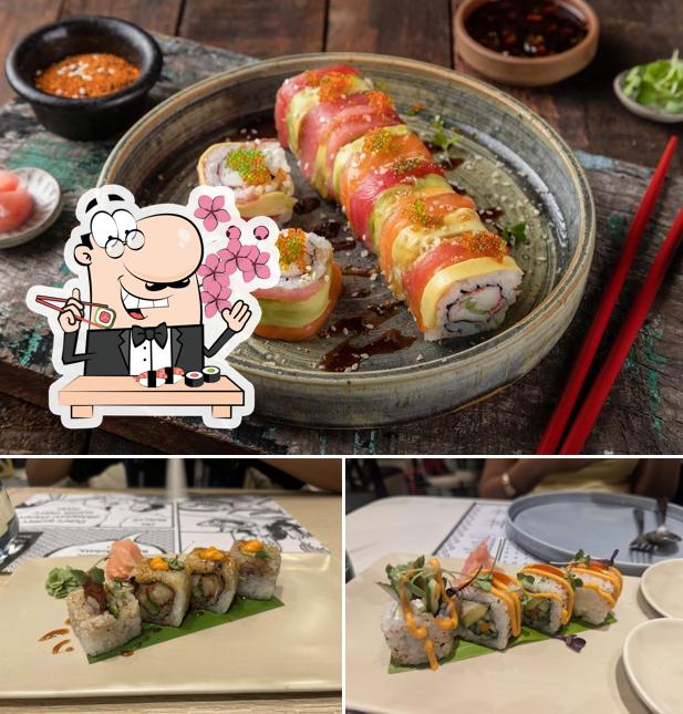 Get various sushi options