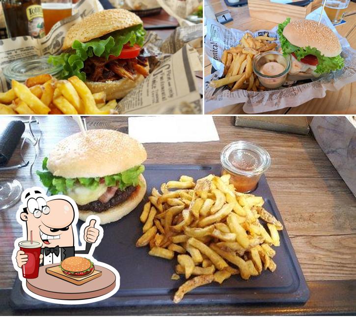 Pub Fiction serve un'ampia varietà di opzioni per gli amanti dell'hamburger