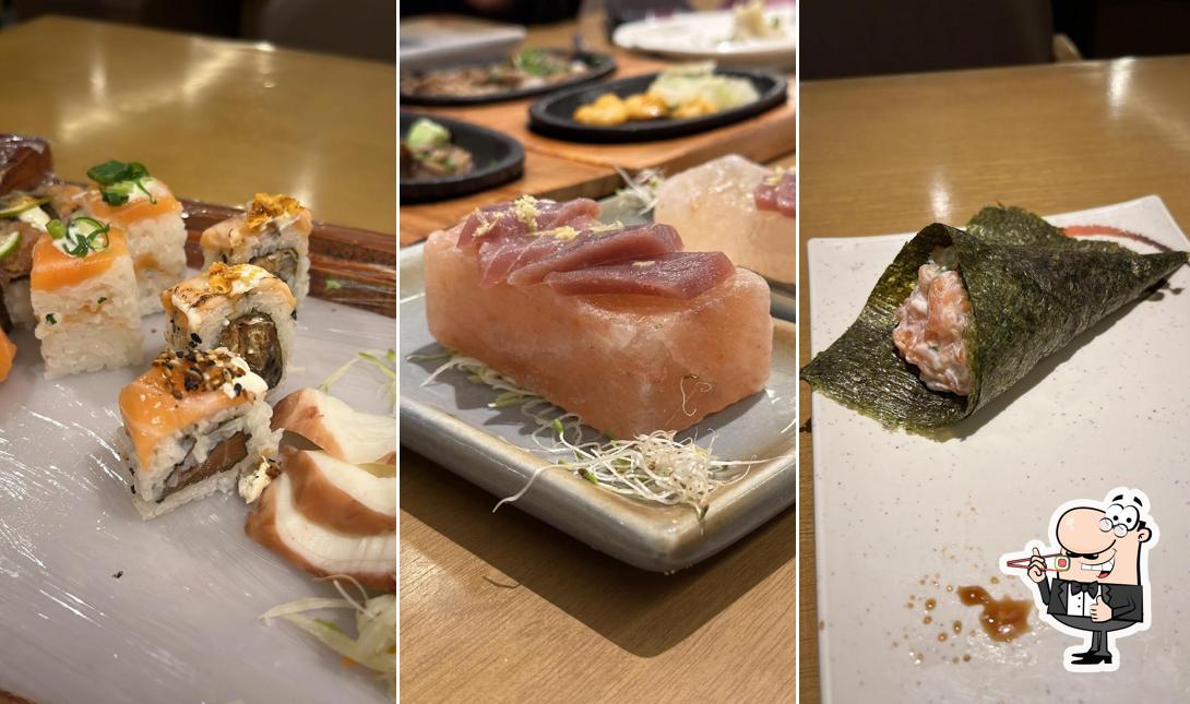 Rolos de sushi são oferecidos por Dôhachi sushi