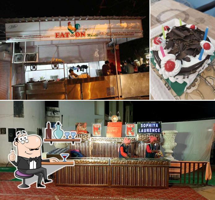 Take a seat at one of the tables at Paradise