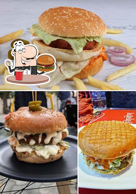 Get a burger at Cheesimania