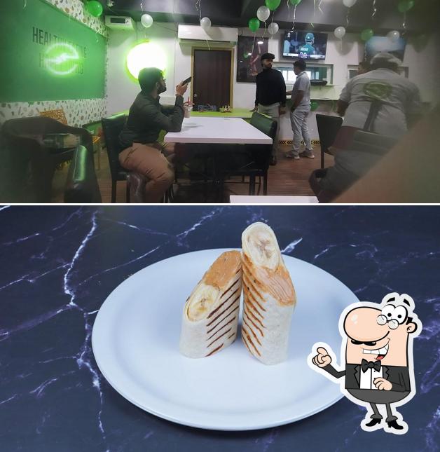 The interior of Swap , The Healthy Food cafe