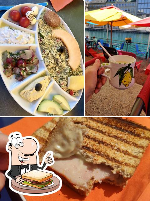 Toast al formaggio al Terrasse le Paradis