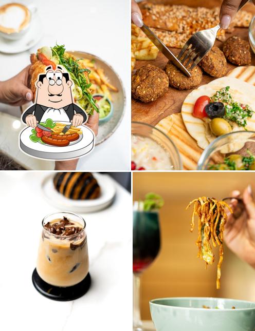 The restaurant's food and drink