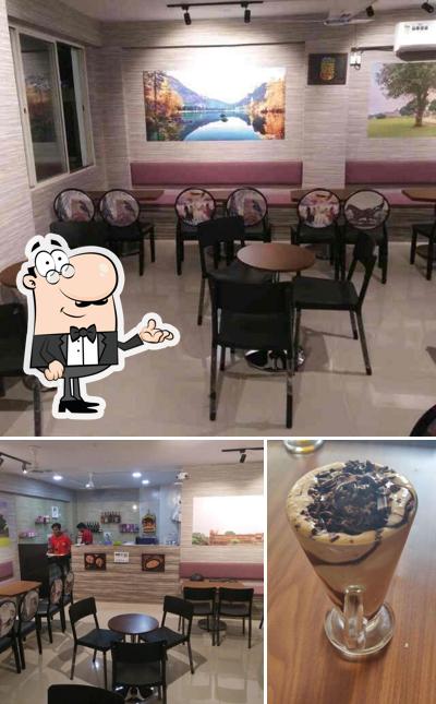 The interior of Aarohi's Pokket Cafe