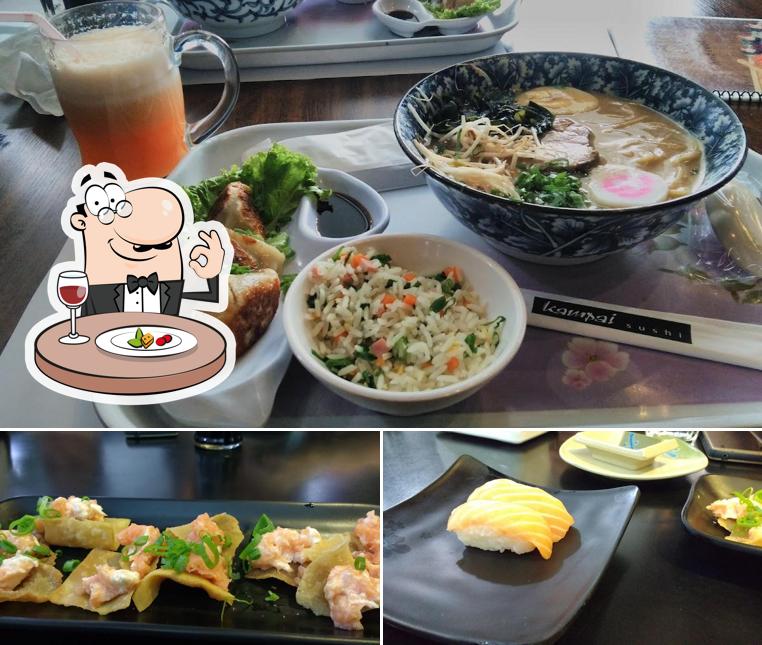 Platos en China Cook & Kampai Sushi