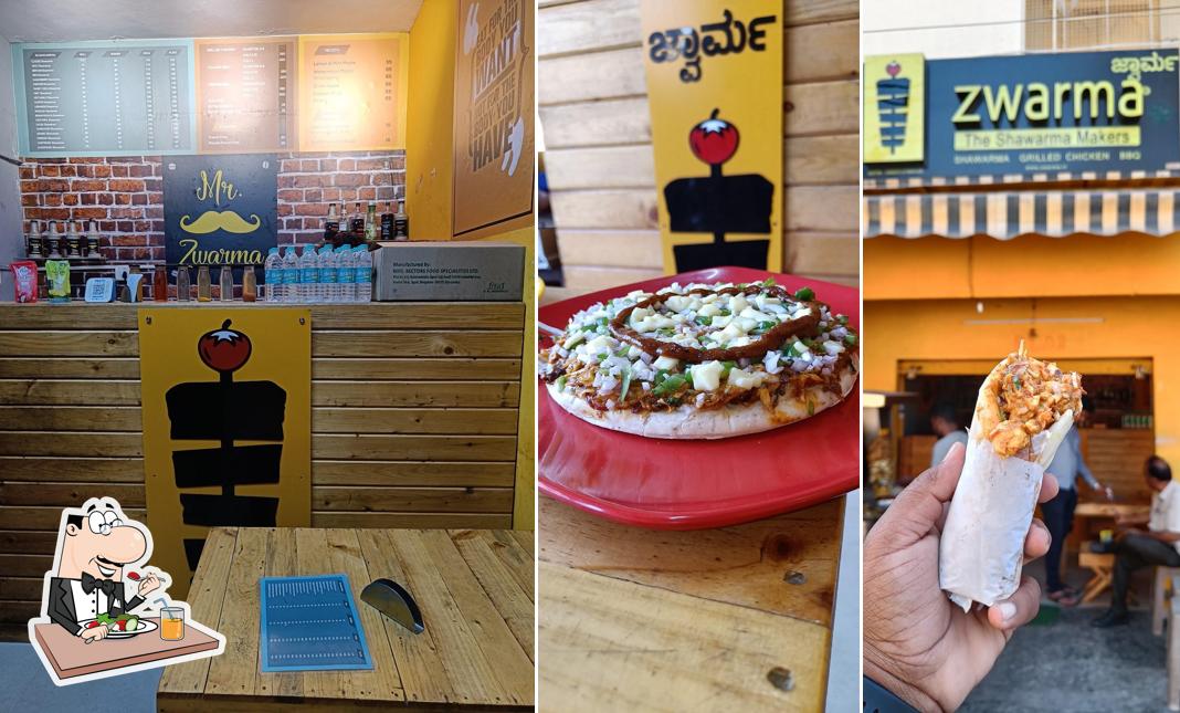 Food at Zwarma mysore