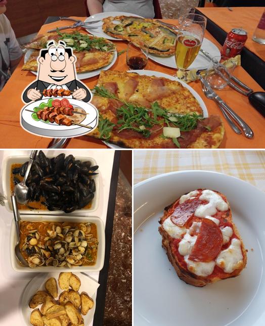 Cibo al Pizza Bar Spaghetti Da Mary