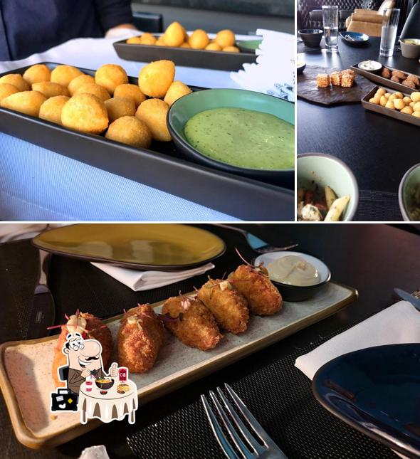 Platos en Tetto Rooftop Lounge