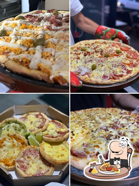 Peça diferentes estilos de pizza