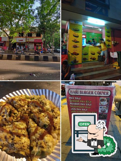 The exterior of Hari Burger Corner