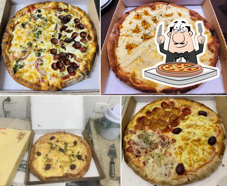 Peça diferentes estilos de pizza