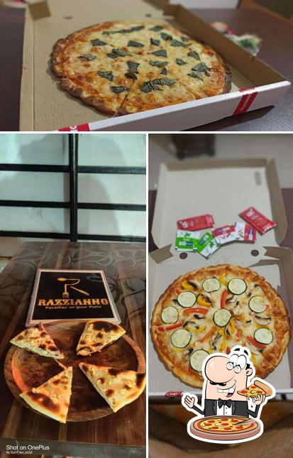 Get pizza at Razzianno