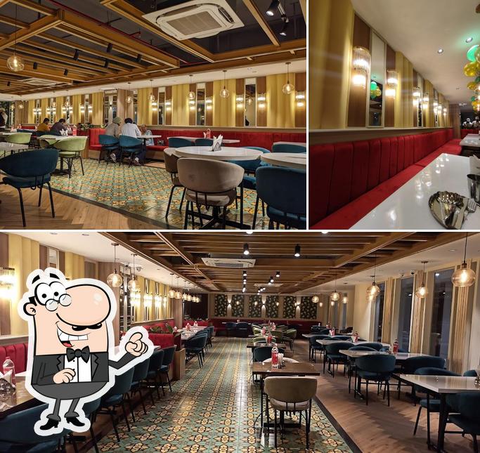 The interior of SAGAR RATNA