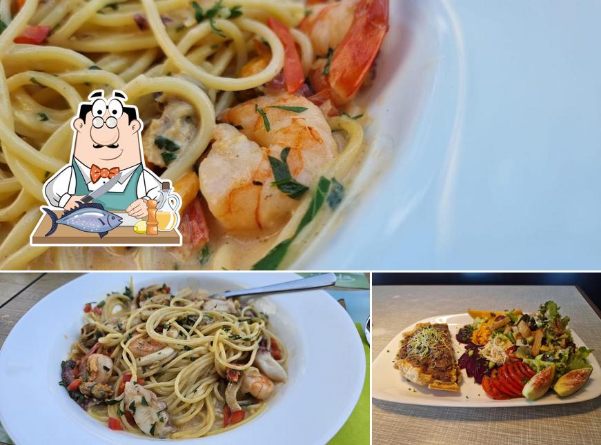 Salmone grigliato al Restaurant Schwyzerhuesli